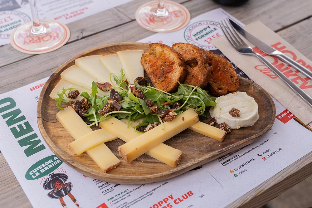 hoppy monkey club assiette de fromages