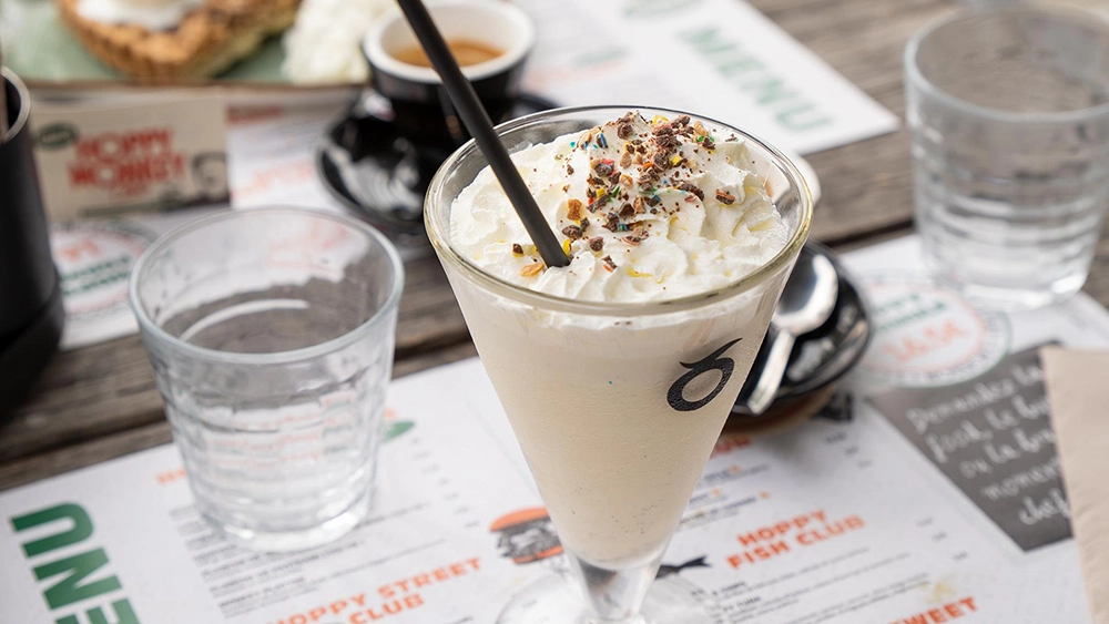hoppy monkey club milk shake