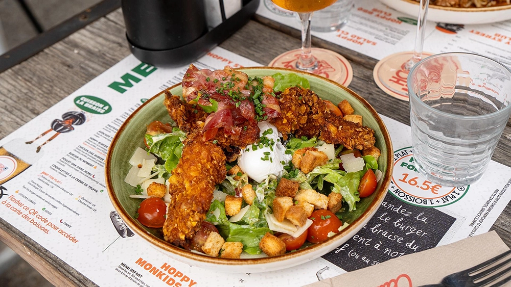 hoppy monkey club salade caesar