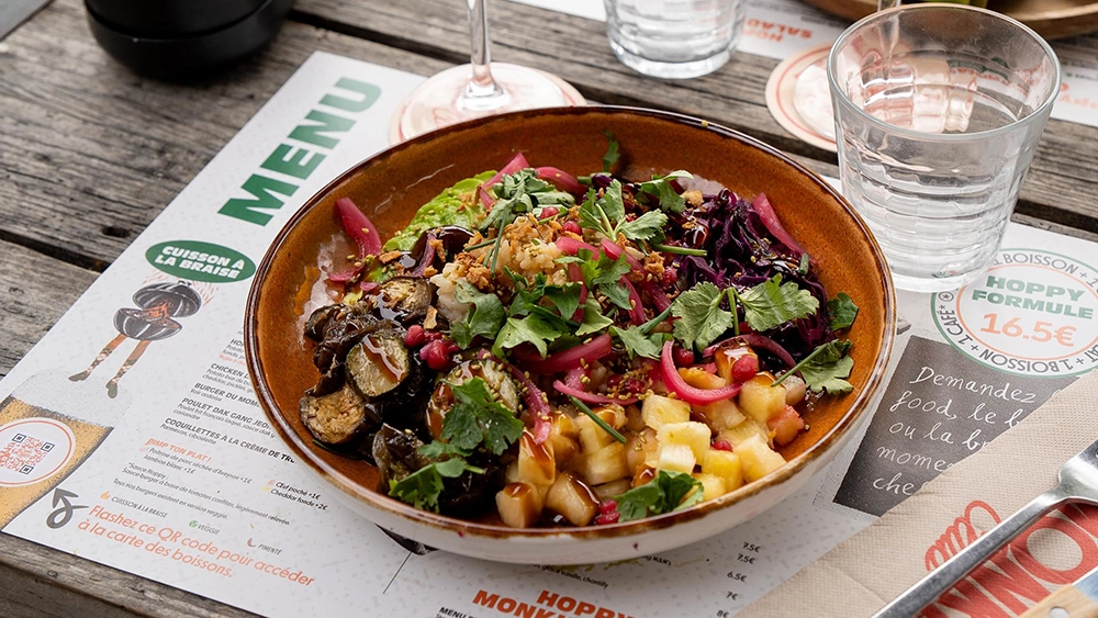 hoppy monkey club veggie bowl